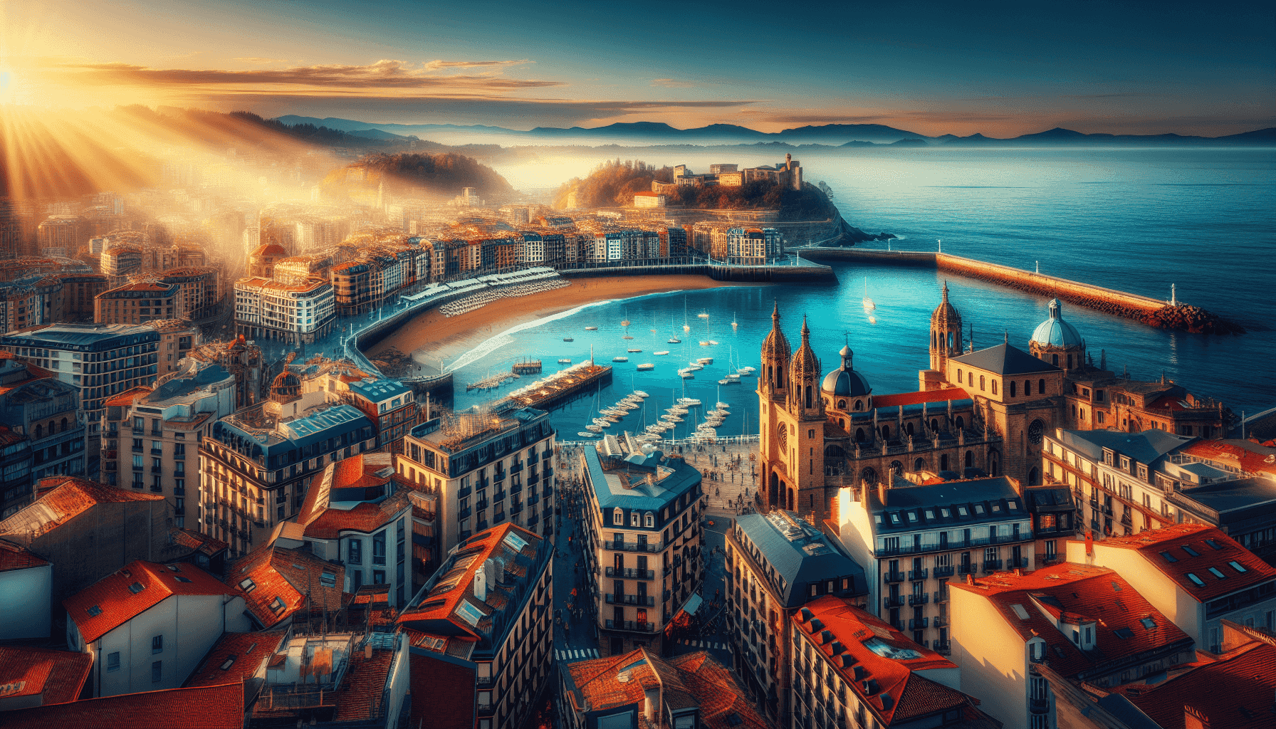 Vista de San Sebastián